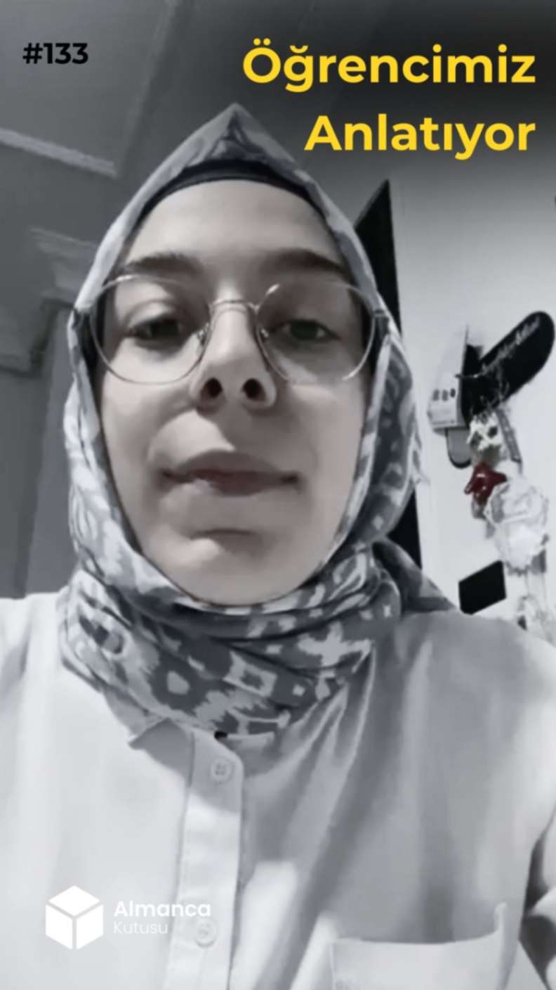 Almanca Kutusu öğrenci yorumu videosu