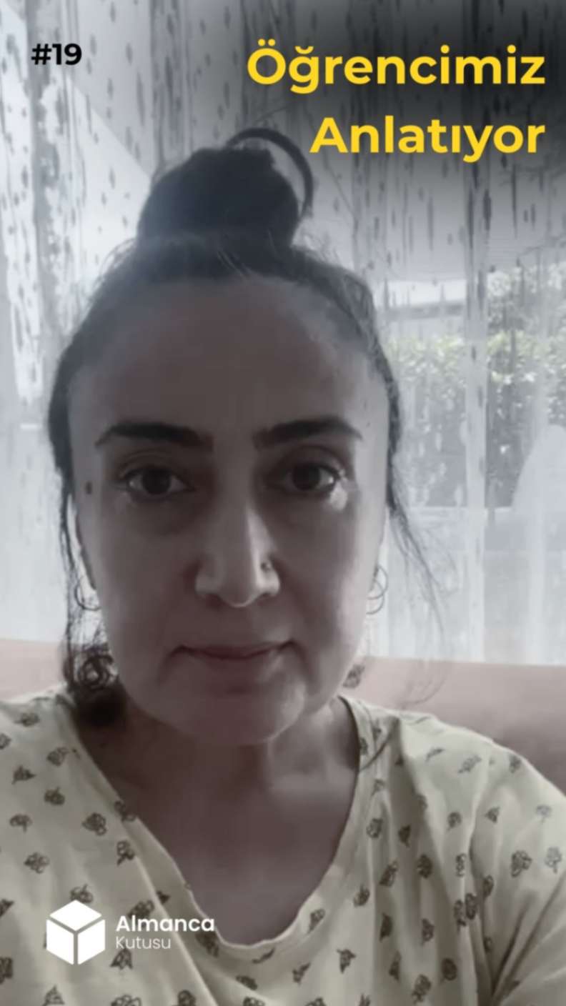 Almanca Kutusu öğrenci yorumu videosu